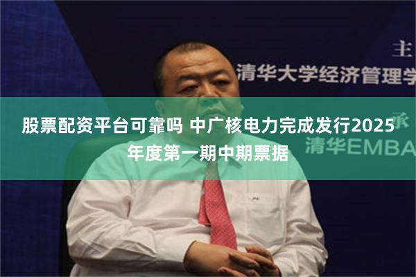 股票配资平台可靠吗 中广核电力完成发行2025年度第一期中期票据