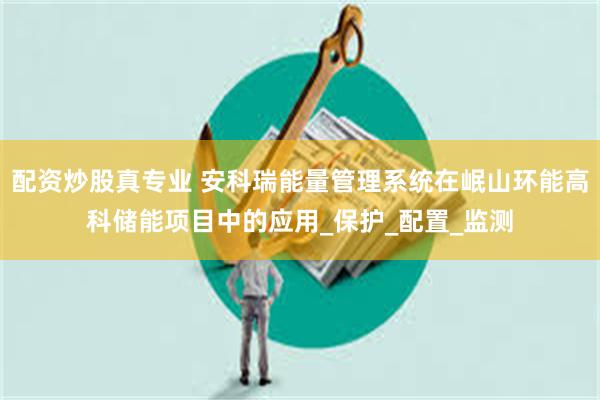 配资炒股真专业 安科瑞能量管理系统在岷山环能高科储能项目中的